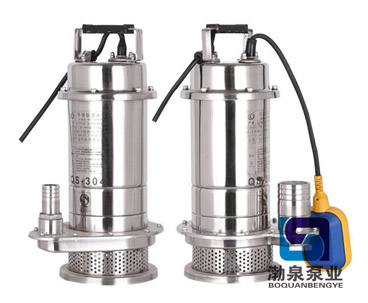40QDX6-10-0.55_耐腐蚀酸碱不锈钢潜水泵